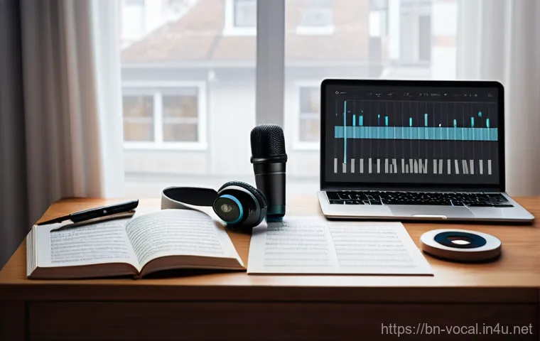 보컬트레이너 과외업무 - **Prompt 1: The First Step - Discovering Vocal Potential**
    "A young adult, male or female, in th...