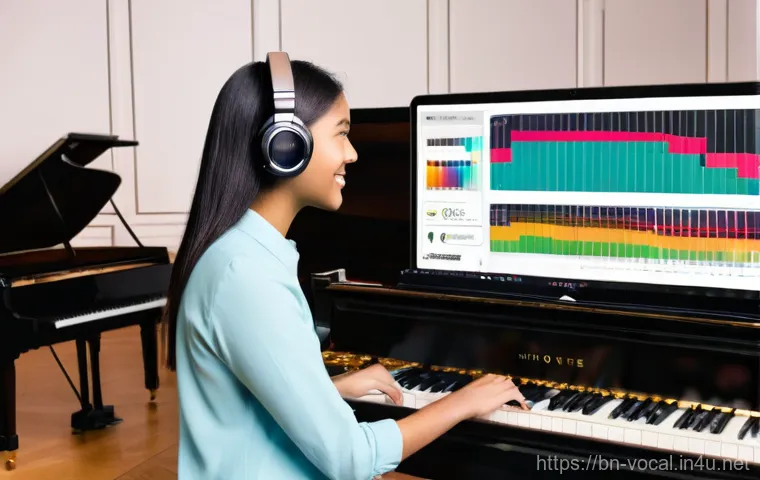 보컬트레이너 진로 발전 - The Evolution of Voice Training**
    "A visually striking split image depicting the contrast betwee...