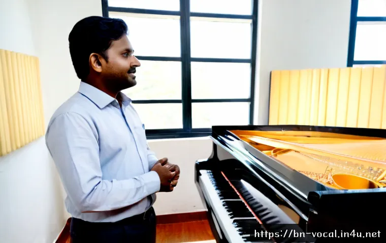 보컬트레이너 후속 교육 과정 - Photorealistic continuing education workshop for vocal trainers in Bangladesh, a confident South Asi...